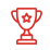 Red trophy