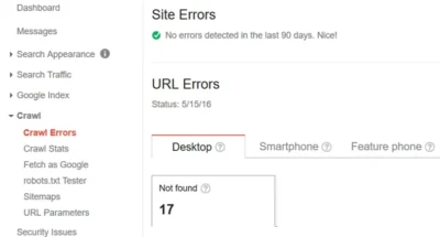 Technical SEO Audit URL Errors